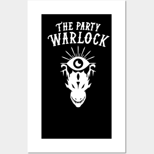 Warlock Dungeons and Dragons Team Party Posters and Art